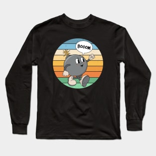 Vintage bomb mascot Long Sleeve T-Shirt